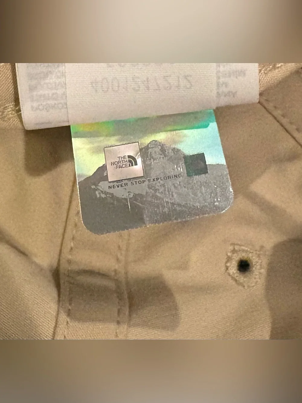 The North Face without tags